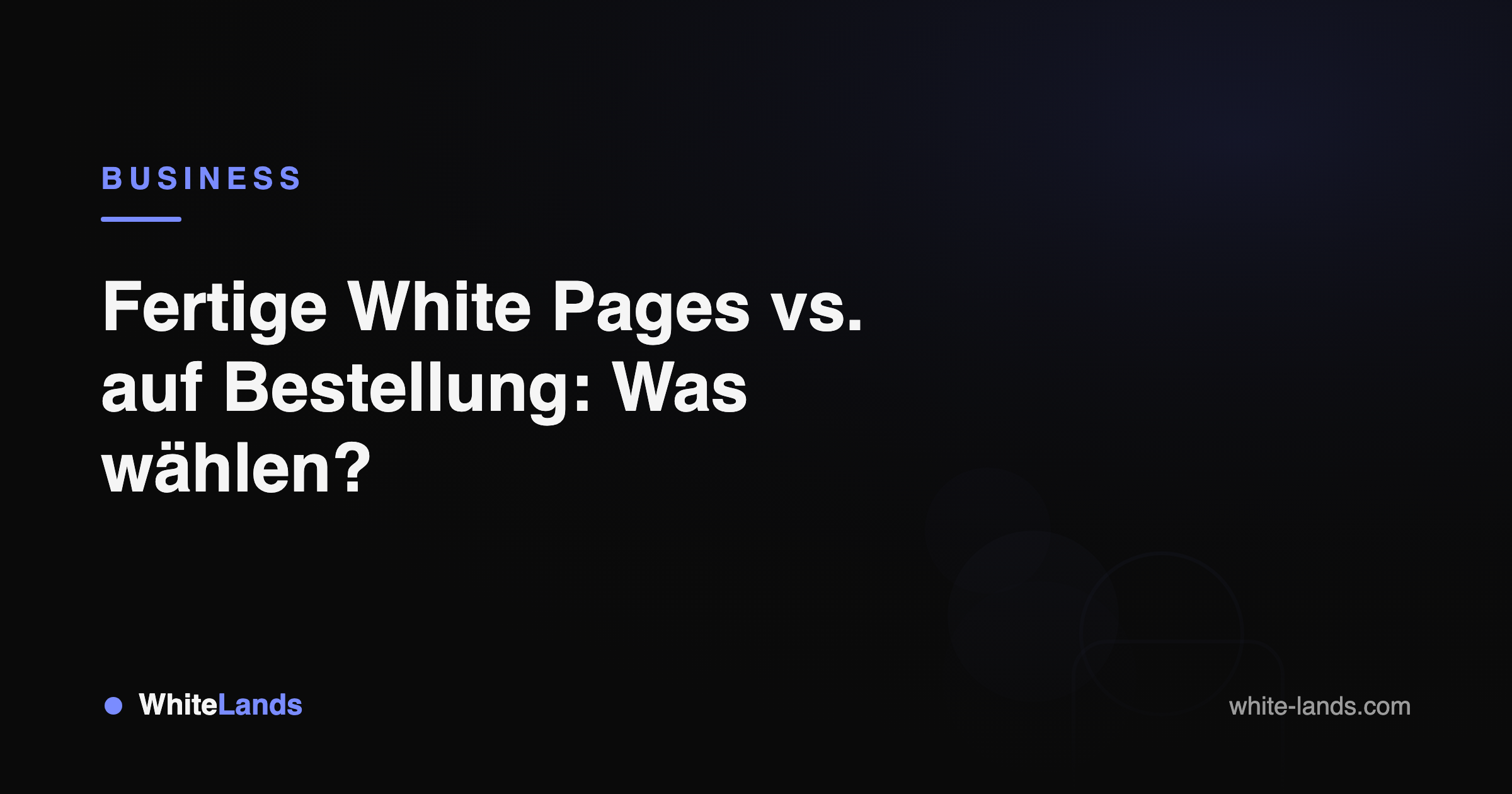 WhiteLands — гайди для арбітражника