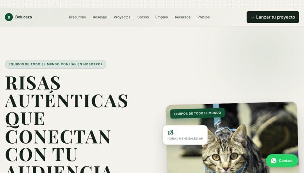 Boludazo — Contenido · AR