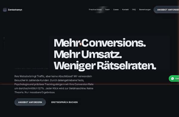 Conversion — Marketing · DE